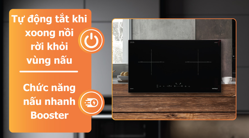 Hafele HC-I2712A 536.61.716 - Tự động tắt và booster